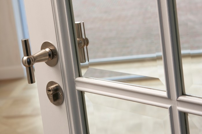 schilderdeur met glas
